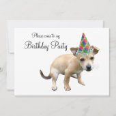 Puppy in de Uitnodiging van de Dagen van het Pet v (Voorkant)