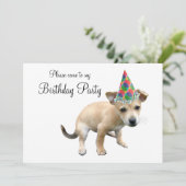 Puppy in de Uitnodiging van de Dagen van het Pet v (Staand voorkant)