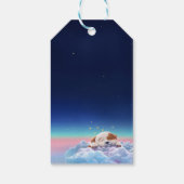 Puppy In De Wolken Babyfeest Cadeaulabel (Achterkant)