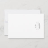 Puppy in een bloempot wenskaart 2 bedankkaart (Achterkant)