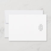 Puppy in een bloempot wenskaart bedankkaart (Achterkant)