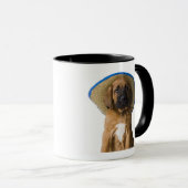puppy in een cowboy pet mok (Voorkant rechts)