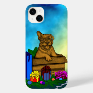 Puppy in een doos, Merry Xmas Case-Mate iPhone 14 Plus Hoesje