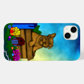 Puppy in een doos, Merry Xmas Case-Mate iPhone Case (Achterkant (horizontaal))