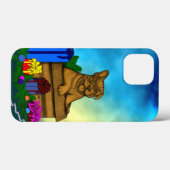 Puppy in een doos, Merry Xmas Case-Mate iPhone Case (Achterkant (horizontaal))