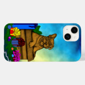 Puppy in een doos, Merry Xmas Case-Mate iPhone Case (Achterkant (horizontaal))