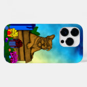 Puppy in een doos, Merry Xmas Case-Mate iPhone Case (Achterkant (horizontaal))