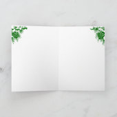 Puppy in een doos, Merry Xmas Feestdagen Kaart (Binnen)