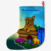 Puppy in een doos, Merry Xmas Grote Kerstsok (Achterkant)