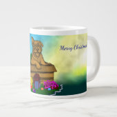 Puppy in een doos, Merry Xmas Grote Koffiekop (Voorkant rechts)