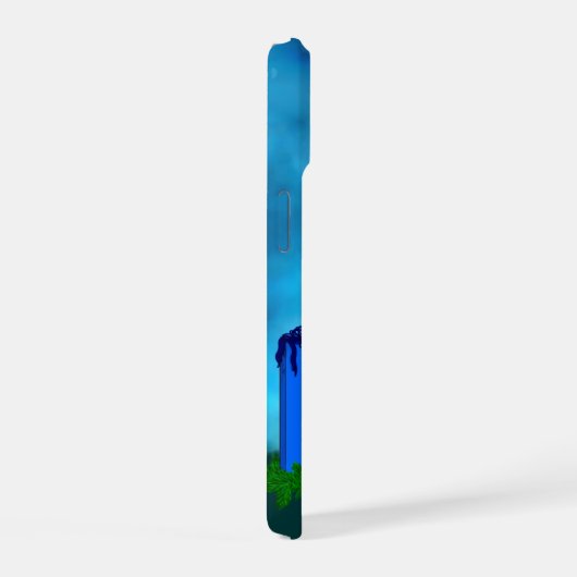 Puppy in een doos, Merry Xmas iPhone 15 Case (Rechterkant)