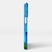 Puppy in een doos, Merry Xmas iPhone Hoesje (Rechterkant)