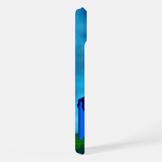 Puppy in een doos, Merry Xmas iPhone Hoesje (Rechterkant)