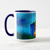 Puppy in een doos, Merry Xmas Mok (Links)