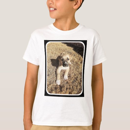 Puppy in het najaar t-shirt (Voorkant)