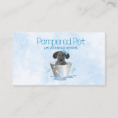 Puppy in Pail Pet Groomer Services Visitekaartje (Voorkant)