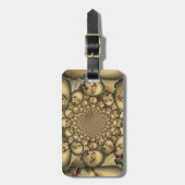 Puppy Kaleidoscoop Art Print Bagagelabel (Voorkant verticaal)