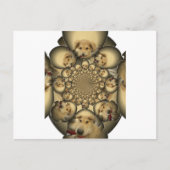 Puppy Kaleidoscoop Art Print Briefkaart (Voorkant)