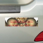 Puppy Kaleidoscoop Art Print Bumpersticker (Op auto)
