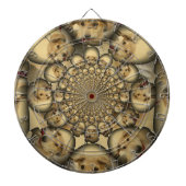 Puppy Kaleidoscoop Art Print Dartbord (Voorkant)