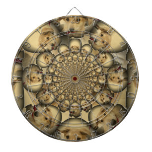 Puppy Kaleidoscoop Art Print Dartbord