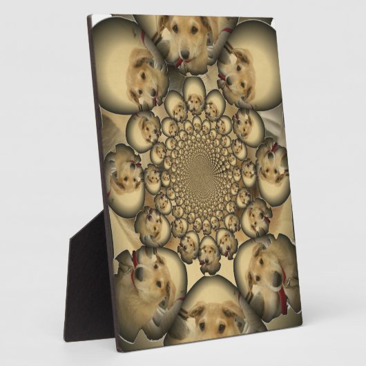 Puppy Kaleidoscoop Art Print Fotoplaat (Zijkant)