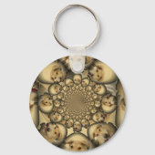 Puppy Kaleidoscoop Art Print Sleutelhanger (Voorkant)