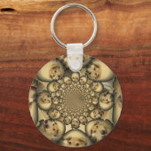 Puppy Kaleidoscoop Art Print Sleutelhanger (Voorkant)