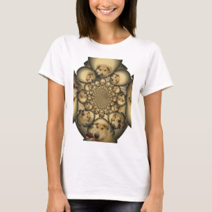 Puppy Kaleidoscoop Art Print T-shirt