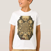 Puppy Kaleidoscoop Art Print T-shirt (Voorkant)