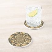 Puppy Kaleidoscoop Art Print Zandsteen Onderzetter (Zijkant)