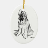 Puppy Keramisch Ornament (Voorkant)