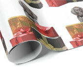 Puppy kerstcadeautjes cadeaupapier (Rol Hoek)