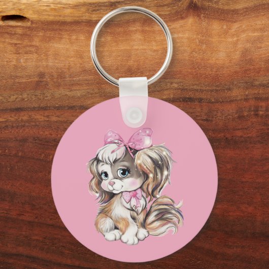 Puppy Keychain (Achterkant)