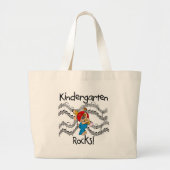 Puppy Kindergarten Rocks Tshirts en Gifts Grote Tote Bag (Voorkant)