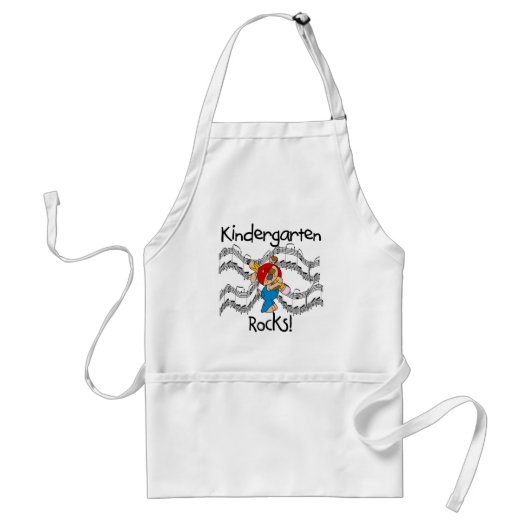 Puppy Kindergarten Rocks Tshirts en Gifts Standaard Schort (Voorkant)