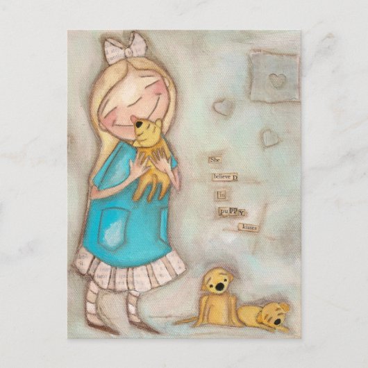 Puppy Kisses - Briefkaart (Voorkant)