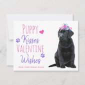 Puppy Kisses Classroom Kinder Valentijnsdag Feestdagenkaart (Voorkant)