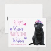 Puppy Kisses Classroom Kinder Valentijnsdag Feestdagenkaart (Voorkant / Achterkant)