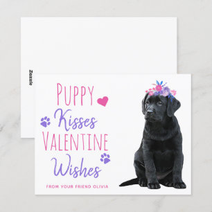 Puppy Kisses Classroom Kinder Valentijnsdag Feestdagenkaart