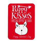 Puppy Kisses Valentijn koelkast Magneet (Verticaal)
