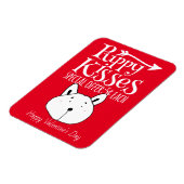 Puppy Kisses Valentijn koelkast Magneet (Linkerzijde)