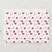 Puppy Kisses Valentijn Wishes Puppy Dog Foto Feestdagenkaart (Achterkant)