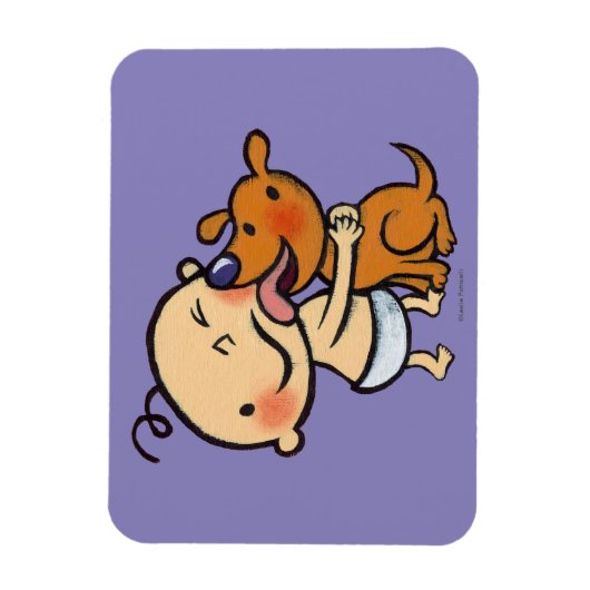 Puppy Kisses voor de Baby Magneet (Verticaal)