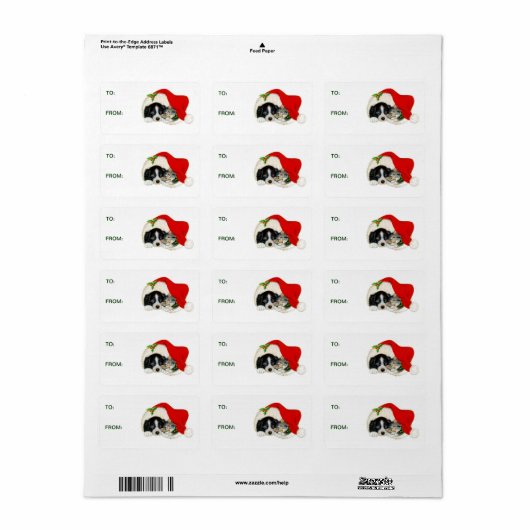 Puppy Kitten Gift Stickers (Full Sheet)