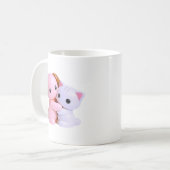 Puppy Kitten Knuffel Cute Kawaii Koffiemok (Voorkant links)
