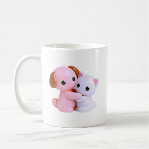 Puppy Kitten Knuffel Cute Kawaii Koffiemok