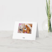 Puppy knuffels aankondiging (Achterkant)