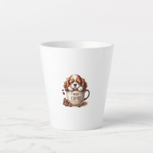 Puppy Koffie Mood Mok (Voorkant)