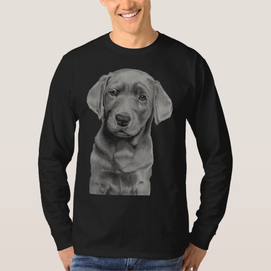 Puppy Labrador T-shirt (Voorkant)